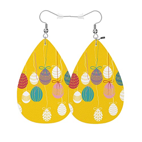 Vosach Easter Eggs Teardrop Earrings