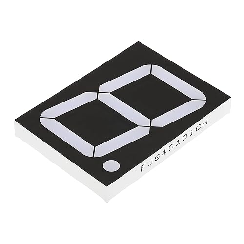 PATIKIL Tubo digital de pantalla LED, cátodo común 7 segmentos 10 pines 1 bit 7.2 V 4 pulgadas altura de dígitos módulo de pantalla LED para tablero