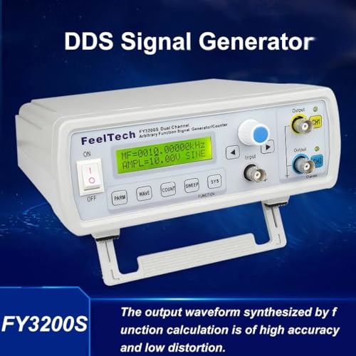 Gulitech GL-FY3200S 24M 6/12/20/24/25Mhz Digital Dds Dual-Channel Function Signal Source Generator Arbitrary Waveform/Pulse Frequency Meter(Fy3200S 24M) thumb #4