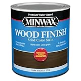Minwax® Wood Finish® Water-Based Solid Color Stain, Dark Walnut, 1 Quart