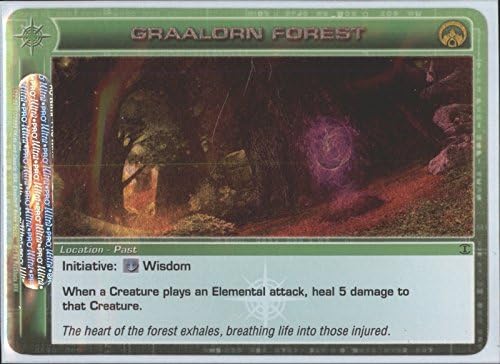 Chaotic GRAALORN Forest Super Rare FOIL Location-Past Card # S22/026