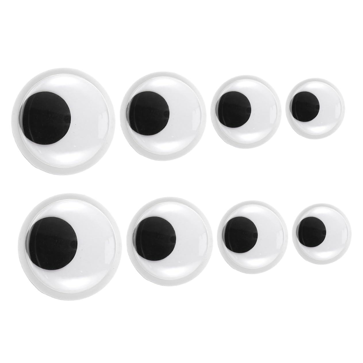 Operitacx 8pcs Large Safety Eyeballs for Crafts DIY Eyeball Model Props for Boys and Girls Adults Creative Toy