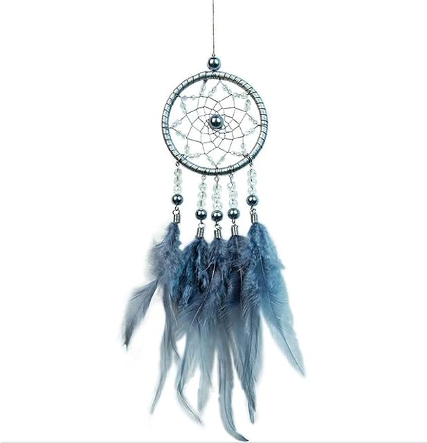 YUEXINYAN Handmade Dream Catcher Beads and Feathers Wall Hanging Bedroom Ornament Decorations for Home Wall Room Window Car