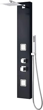 ALFI brand ABSP65B Shower Panel, Black