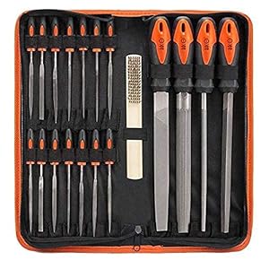 BACOENG 19-teiliges Metallfeilenset mit Tragetasche