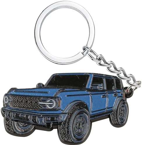 Amazon.com: LEERLY Metal Car Key Chain Key Ring for Ford Bronco 2021 ...