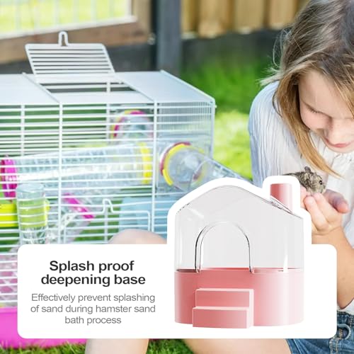 Bac à sable pour hamster grand format 18,5cm pour habitat de petit rongeur