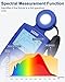 GOLDCHAMP Digital Light Meter, Spectrometer PAR Meter High-Precision (0-1,000,000 Lux), Measures Lux/CCT/CRI/UV/Spectral Curve for Plants, Greenhouse, Photography 400-700nm