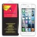 iPhone SE Glass Screen Protector (Apple iPhone 5S,5SE,5 SE)(2-Pack), iLLumiShield HD Tempered Glass + Lifetime Warranty / 99.9% Clear 9H Hardness + Ultra-Thin / Anti-Fingerprint Coating & Bubble-Free
