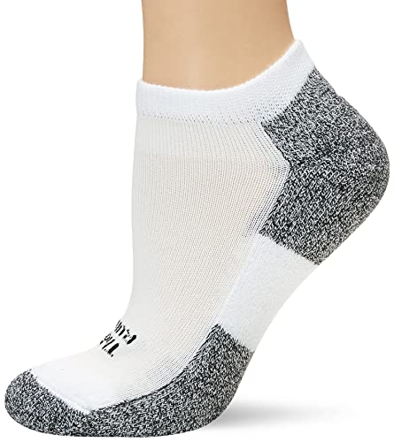 Thorlos Women's LRMXM Light Running Thin Padded Ankle Sock, White, Large