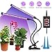 Produktbild ALIENGT Led Pflanzenlampe UV Lampe Pflanzen Wachstumslampe - 18W Led Lampe Dimmbar für Pflanzen mit Zeitschaltuhr, Automatische EIN/Aus Schalter, 5 Stufe Lichtstärke