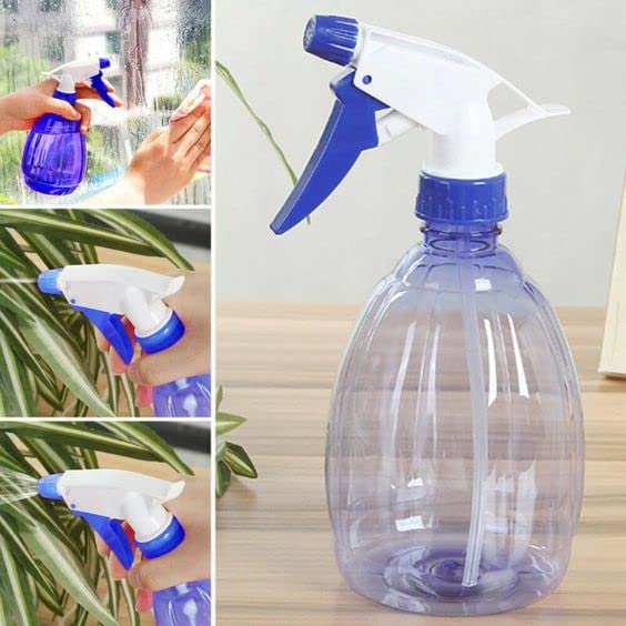 BAKEFY Empty Spray Bottle Multi-fuction Watering Bottles for Gardening Fertilizing Watering Flowers Plants and Salon 400ml (Multicolour) Pack of 1