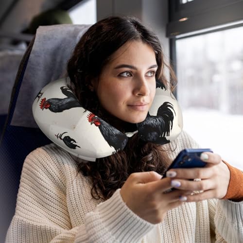 Almohada espuma viscoelástica para cuello U ajustable miniatura 6