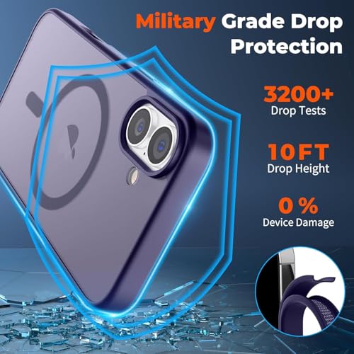 Image of AIBEX Back Cover Case for Apple iPhone 13 Pro Max MagSafe Compatible | Slim Case with Wireless Charging Support | Anti-Scratch, Anti-Fingerprint & Lightweight Military-Grade Protective Cover - Black