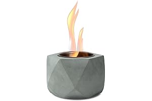 Geometric Table Top Fire Pit Bowl