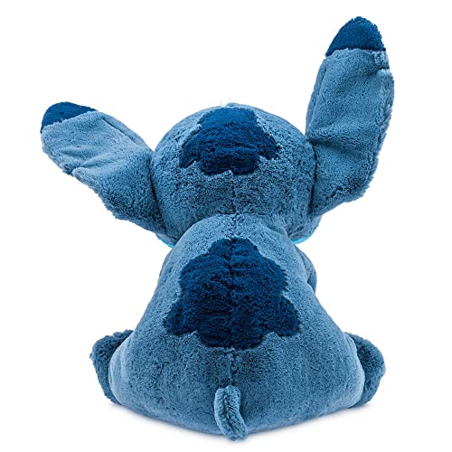 Disney Store Offizielles großes Kuscheltier Stitch, Lilo & Stitch, 55 cm, Kleiner Außerirdischer mit Stickereien und weicher Oberfläche