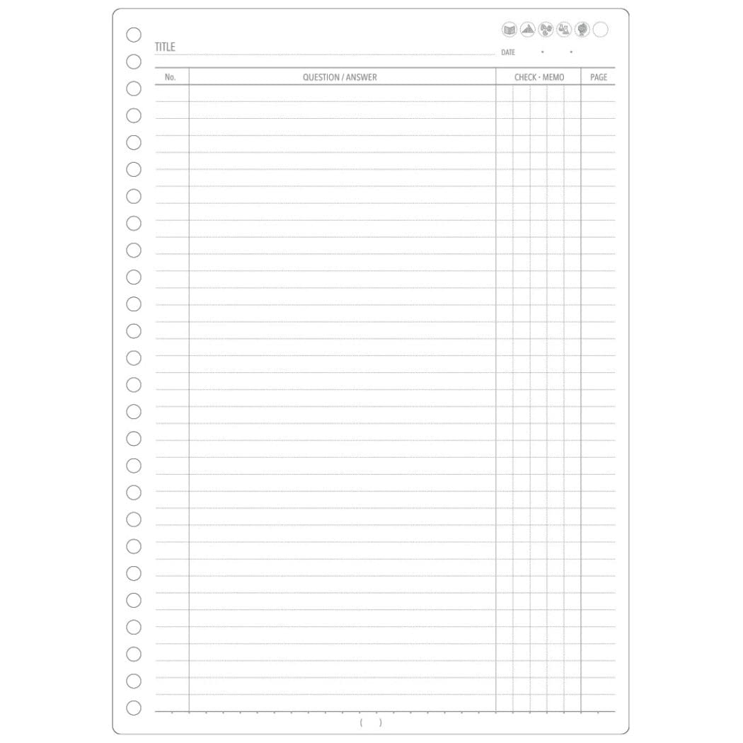 みおりんカフェ　ルーズリーフB5　苦手問題用✖️２７冊 Amazon.co.jp: ルーズリーフ 26穴[みおりん Study Time]B5 学習ノート