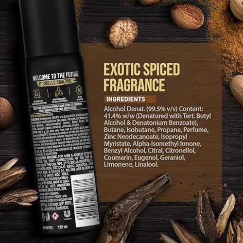 Image of Axe Signature Gold Temptation Body Deodorant |Exotic Spiced Fragrance |0% Gas |122ML