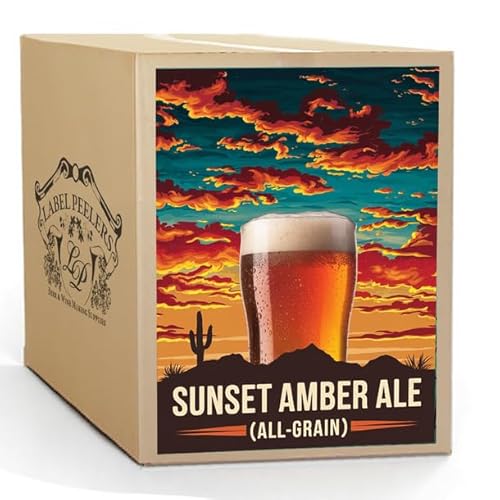 Label Peelers Sunset Amber Ale Beer Kit - All Grain