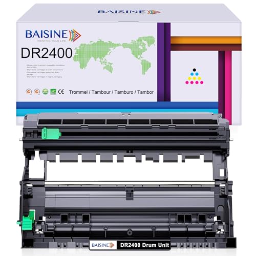 BAISINE DR2400 Trommel Kompatibel für Brother DR-2400 Trommeleinheit für Brother MFC-L2710DN MFC-L2710DW HL-L2310D L2375DW HL-L2350DN MFC-L2730DW MFC-L2750DW DCP-L2510D DCP-L2530DW DCP-L2550DN