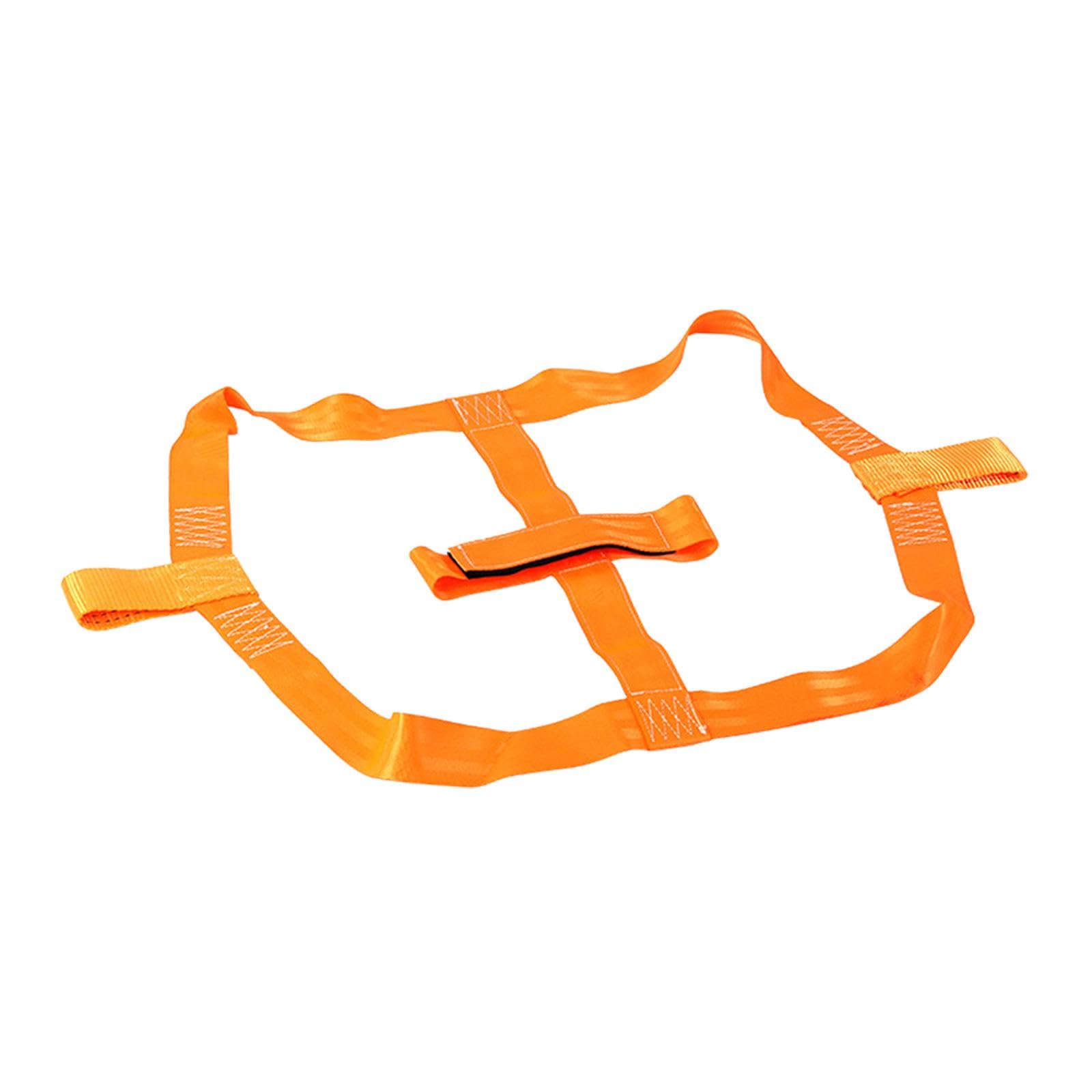 Correa de carga para rueda trasera de motocicleta en poliéster naranja resistente 8