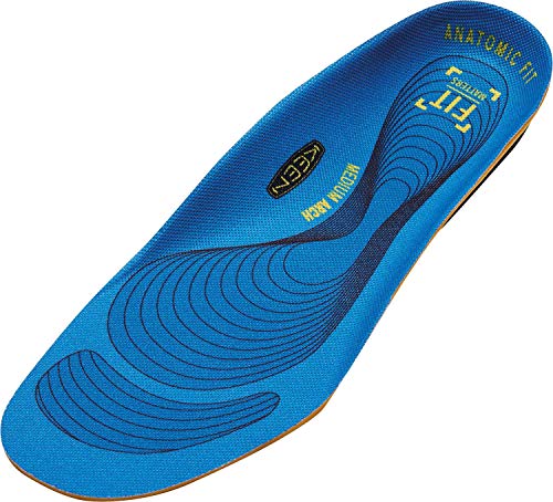 Palmilha de gel KEEN Utility K-30 para suporte de arco neutro em botas de trabalho, Azul, Small