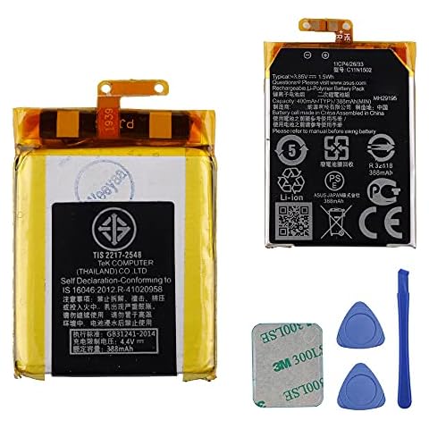 E-YIIVIIL Battery for Asus Zenwatch 2 WI501Q Cover