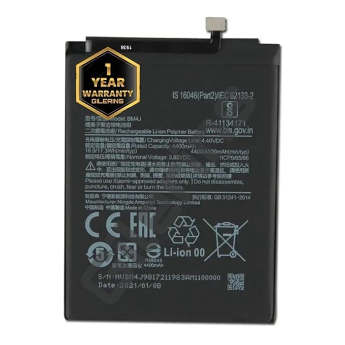 Image of Original BM4J Battery for Redmi Note 8 Pro 2015105, M1906G7I, M1906G7G Battery with 1 Year Warranty****(HH50)
