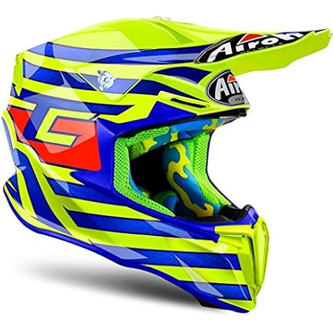 Helmet Airoh Twist Cairoli Qatar Amarillo L Cover