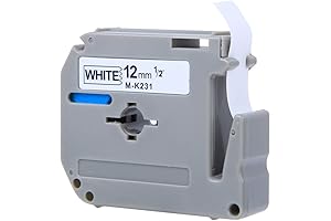 M Tape M-K231 Paper Thermal Transfer Labeling Tapes for PT PT-65 80 180, Environmental Protection