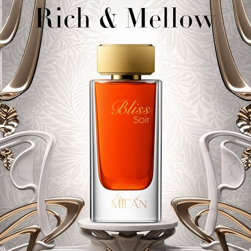 Image of BLISS SOIR, Women Cologne, Long Lasting EDP, Passionate Allure & Luxurious Elegance, Daily Fragrance for Women, 3.4 Fl Oz