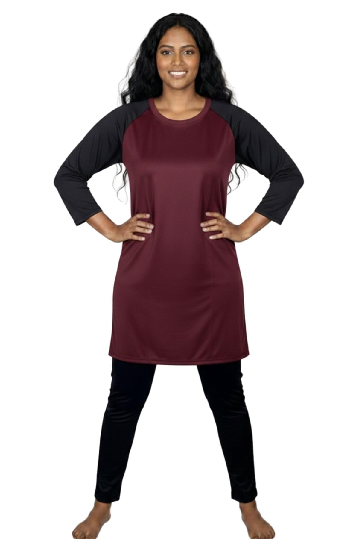 Swimming Tights & Long Full Sleeves Tshirt for Women