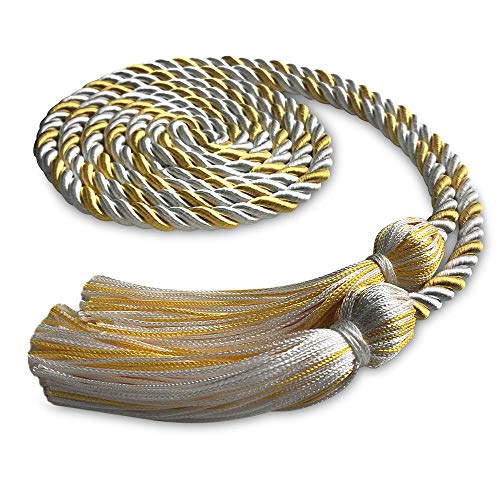 Image of Endea Graduation Single Honor Cord Two-Color (White /Gold)