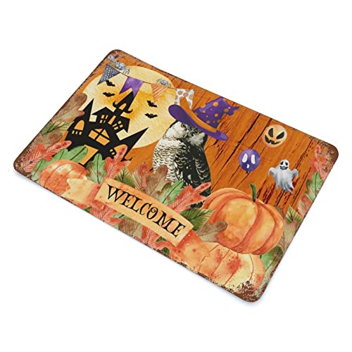 Panneau Halloween aluminium cadeau maison original a suspendre 30x45 - 4
