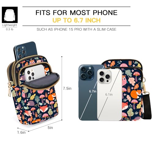 Image of YINHEXI Small Crossbody Bags for Women, Mini Cell Phone Wallet Purse, Shoulder Bag for Women and Men