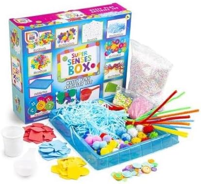 Sensory Box Messy Play Activity Set | Sensory Relieves Stress & Anxiety Squeeze Toy for Kids Teens and Adults Colourful Fun Game for Classroom and Office for Ages 3 and Over