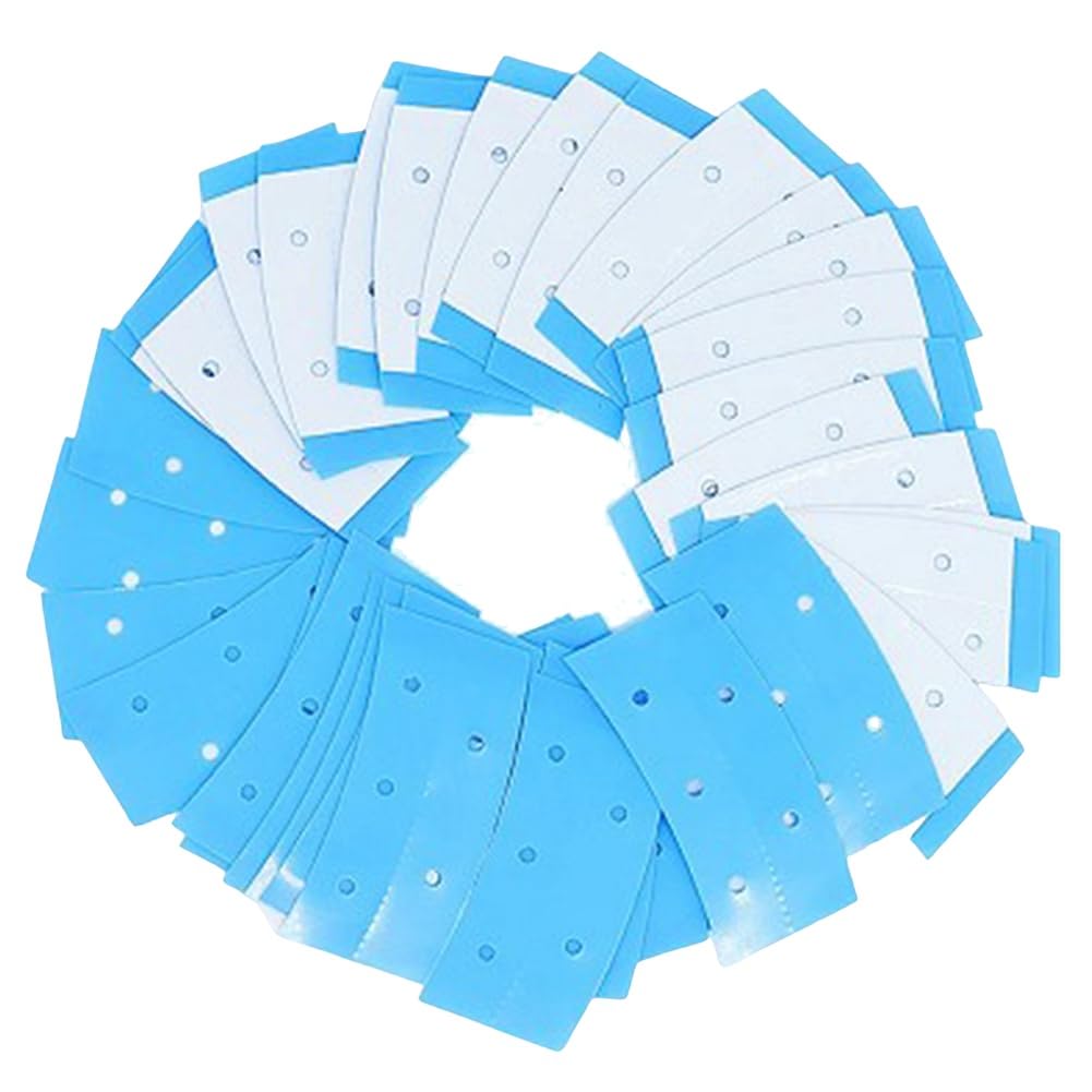 36 Tiras de Cinta para Peluca, Cinta Impermeable de Doble Cara para Peluca de Encaje, Cinta Adhesiva Azul para Pelucas, Extensiones de Cabello, Peluquines