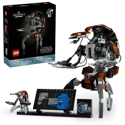 شخصية الروبوت المدمّر™ المبنية من المكعبات والقابلة للتجميع من ™LEGO® 75381 Star Wars، مجموعة بناء للعرض واللعب الإبداعي، فكرة هدية للبالغين ولجميع الهواة وهواة التجميع