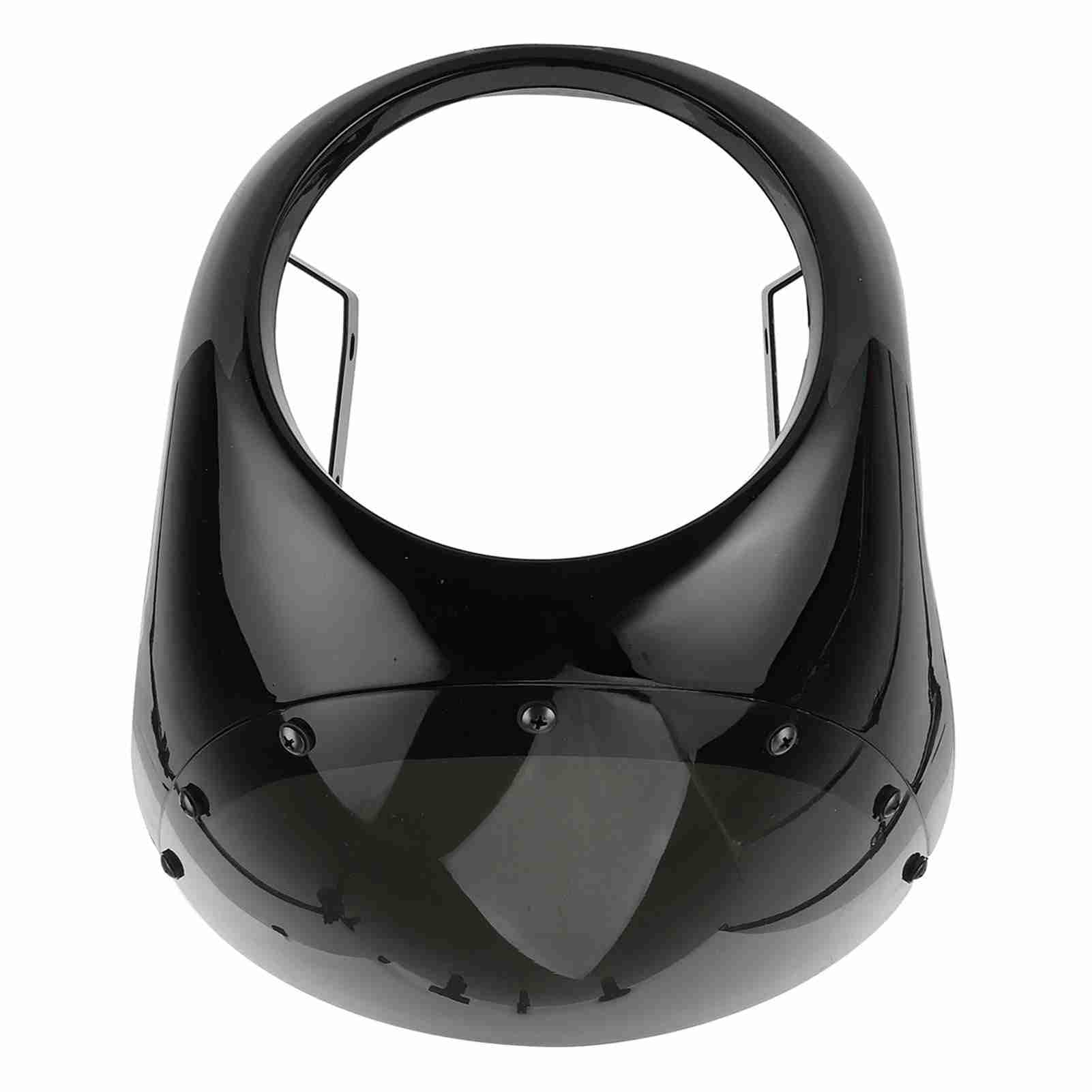 Cocoarm Owiewka Reflektora Owiewka Przedniej Szyby ABS 7 Cali Uniwersalna dla Motocyklistów z przezroczystą soczewką Łatwa Instalacja Ochrona Przed Wiatrem Redukcja Przepływu Powietrza Do Użytku