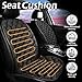 Jokuye 1 Pack Car Seat Cushion Comfortable Seat Cover for Cars, Full Back and Seat Cushion for Driver or Passenger-Black
