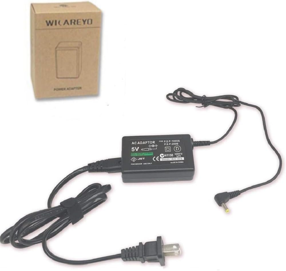 AC Adapter Power Supply Power Cord for PSP 1000 2000 3000