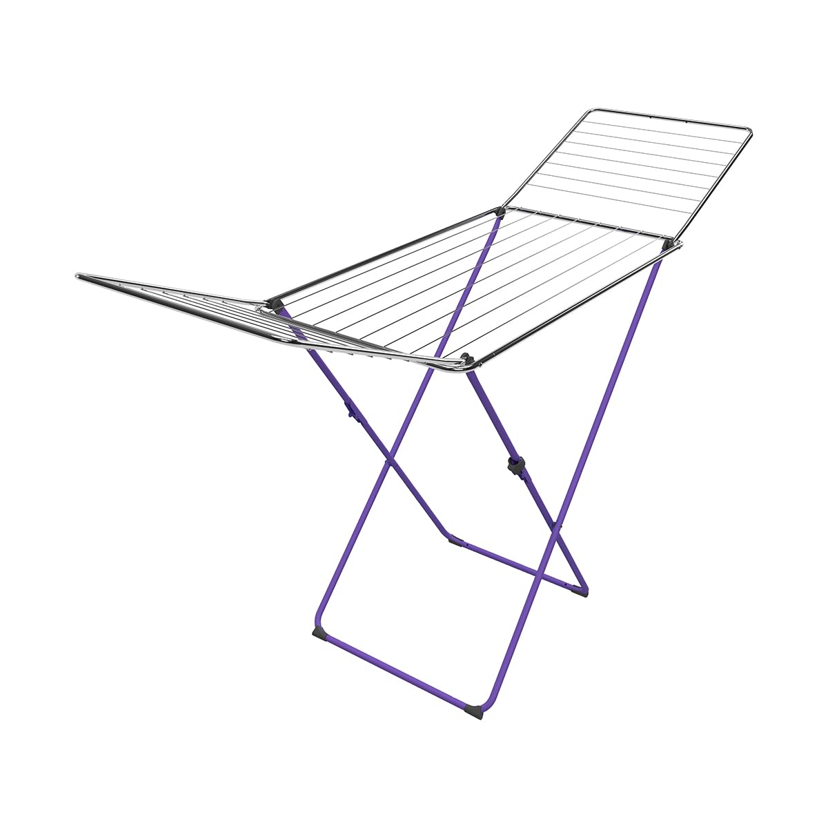 Vileda Borealis Stendibiancheria A Cavalletto - Effetto Glitter - Griglia Alluminio - 20m Capienza - Interno/Esterno - Foto 4