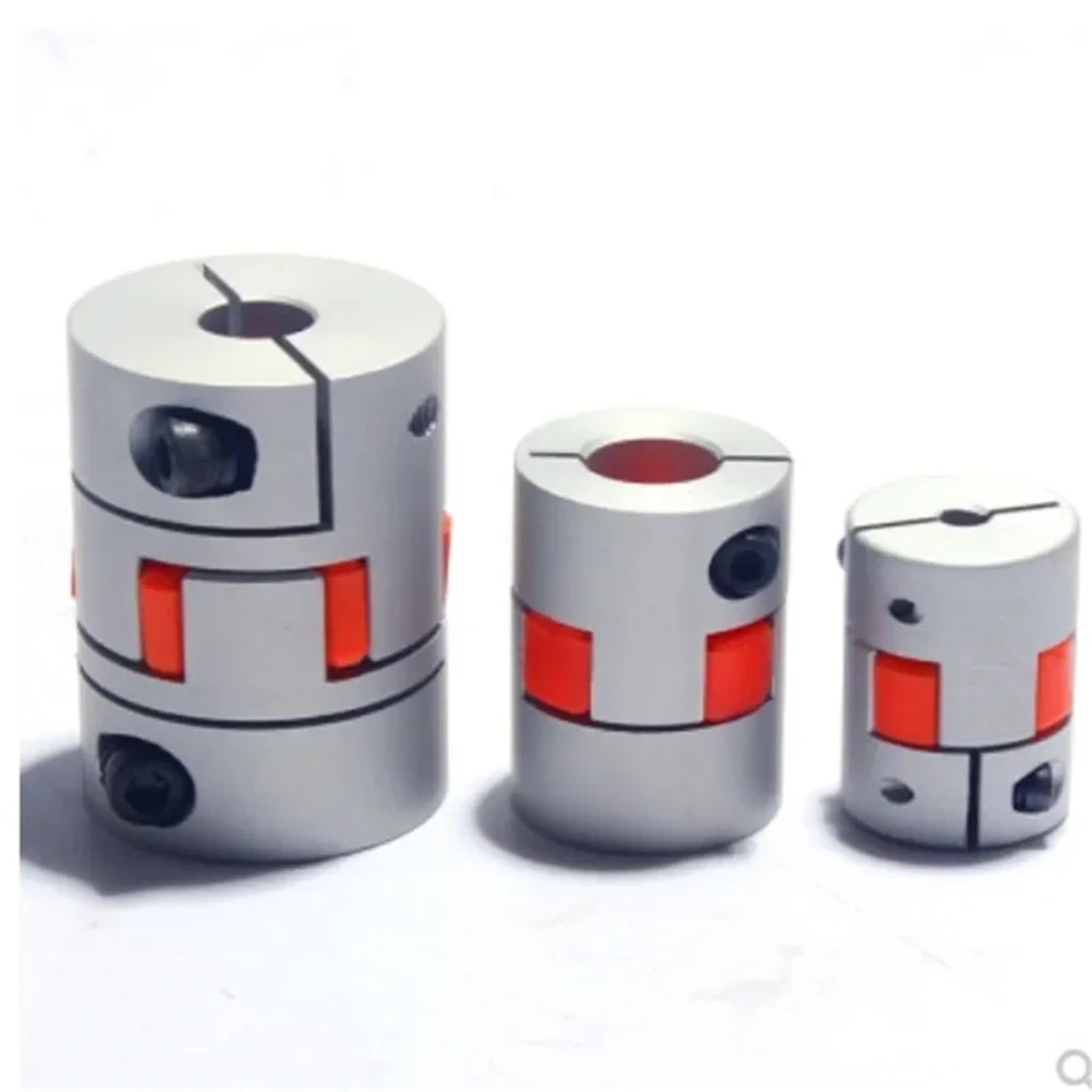 Acopladores de Eje de mordaza de Motor CNC, Acoplamiento Flexible de Eje de Ciruela de araña D20 L25 4 mm, 5 mm, 6 mm, 6,35 mm, 8 mm, 9 mm y 10 mm, Acoplamiento elástico.(5x6.35)