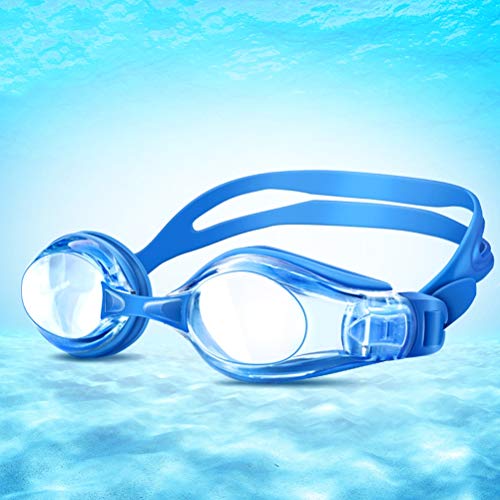 Gafas de Natación Adultos, Ajustable Lente Sin Fugas Anti Niebla Protección UV Gafas de Natación Impermeable Triatlón Gafas de Natación para Hombres Mujeres,E