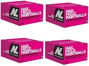 New Legion Hail 8000 Billes Paintball - Calibre 68 - Lot De 4 Cartons De 2000 Billes - Pour Training Et Field