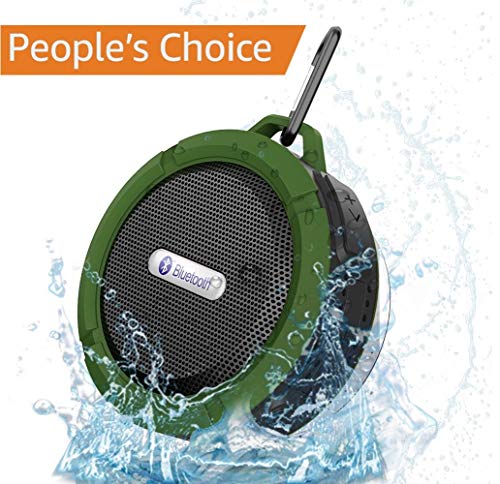 Shower Speaker, Wireless Bluetooth Speaker, Wireless Waterproof Speaker with Loud Stereo Sound,Rich Bass,Perfect Outdoor Travel Portable Wireless Speaker for iPhone,Samsung and More (Camouflage)