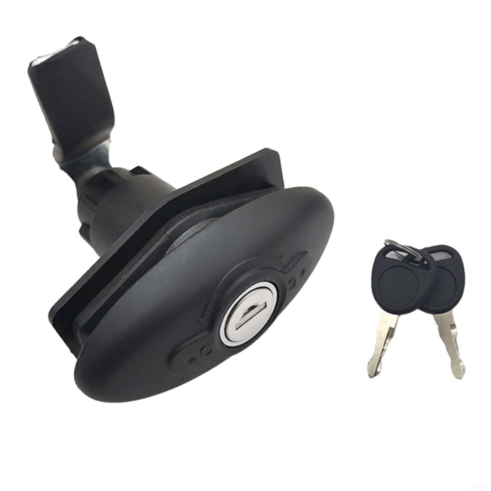 Snowchecking RV Lock Cabinet Door Drawer Knob Lock with 2 Keys, Yacht Hatch Lock for Caravan Locker Security