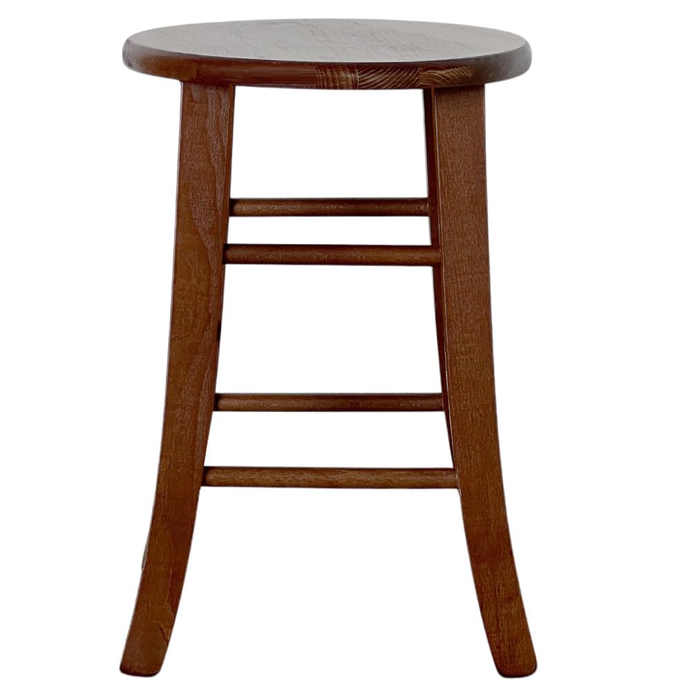 Sgabello Per Bambini In Legno Di Pino - 23cm Altezza - Carico 60kg - Design Sicuro E Naturale - Foto 2