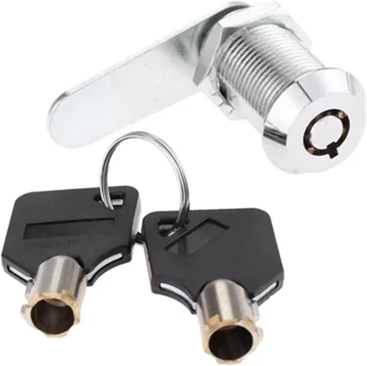 1 Set Drawer Tubular Cam Lock with Locking Plate - Furniture Hardware for Cabinets, Mailboxes, and Drawers - Available in 16/20/25/30mm with Alike Keys(30mm)
