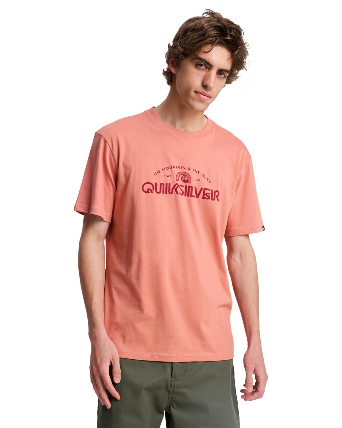 Quiksilver EV Vista - Short Sleeve T-Shirt - Men - Pink